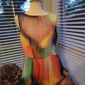 Rainbow Midi Dress